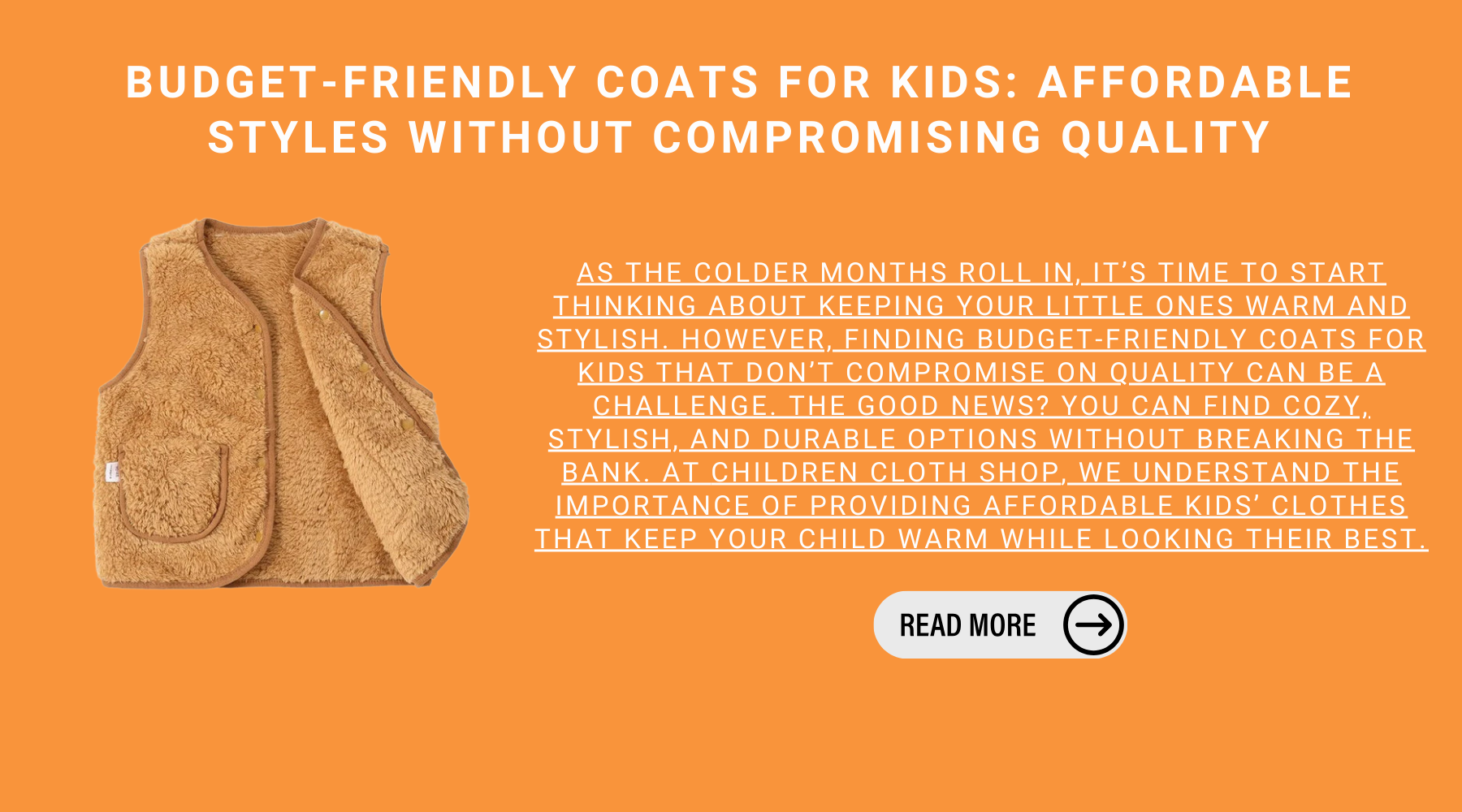 Budget-Friendly Coats For Kids: Affordable Styles Without Compromising Quality