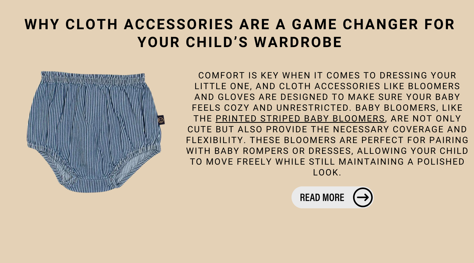 Why Cloth Accessories Are A Game Changer For Your Child’s Wardrobe