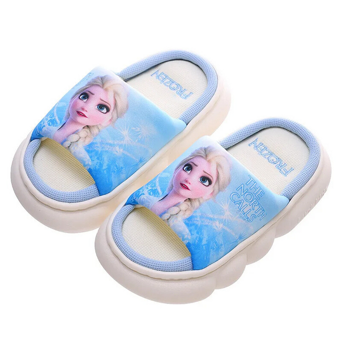 Frozen Princess Elsa Linen Slippers