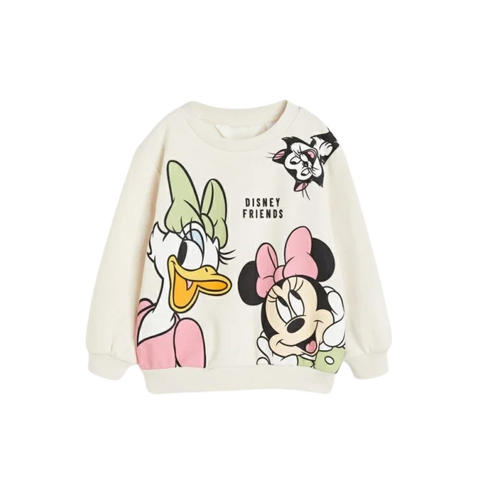 Versatile Cartoon Printed Design Sweatshirt