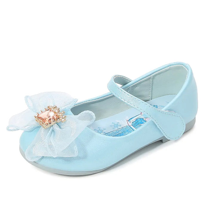 Frozen Elsa Crystal Bowtie Rhinestones Shoes