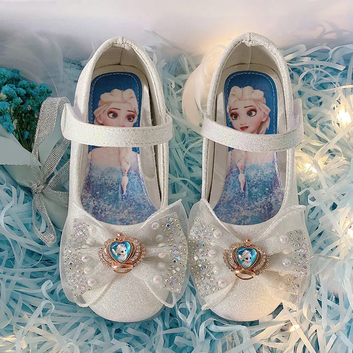 Elsa Soft Soled Sequin Leather Shoes