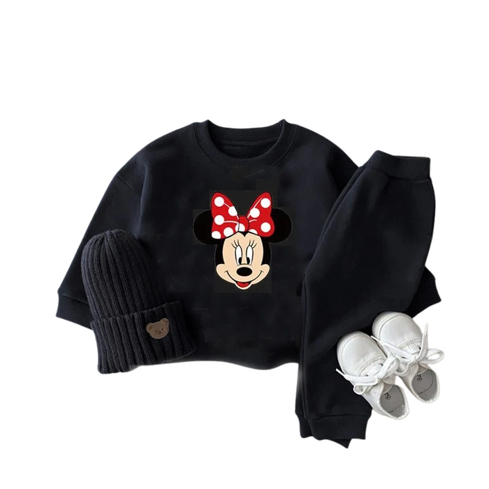 2 Pieces Minnie Design Printed Set