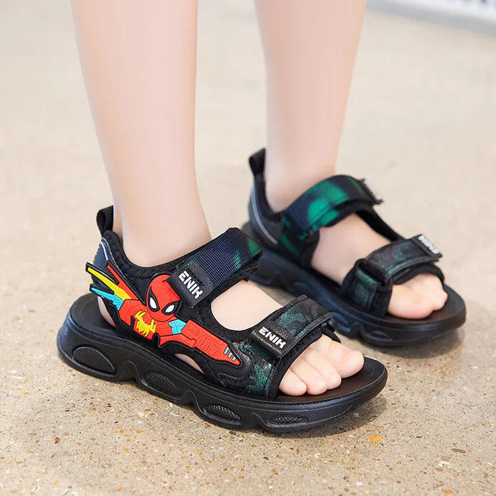 Spiderman Non Slip Peep Open Toe Soft Sandals