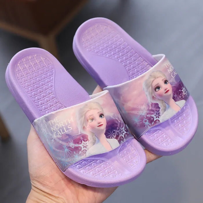 Frozen Anna Elsa Cartoon Slippers