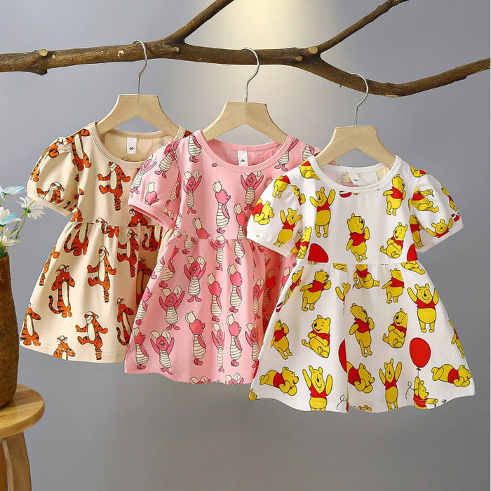 Cartoon Print Summer Dress