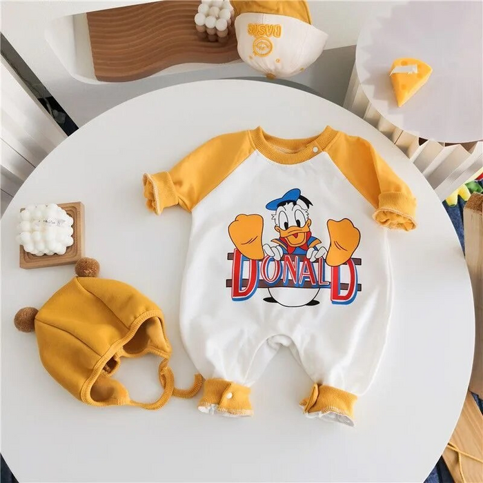 Donald Duck Design Toddler Bodysuit