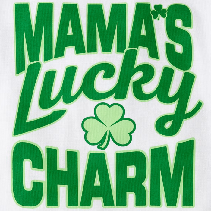 Mamas Lucky Charm Printed Little T Shirt