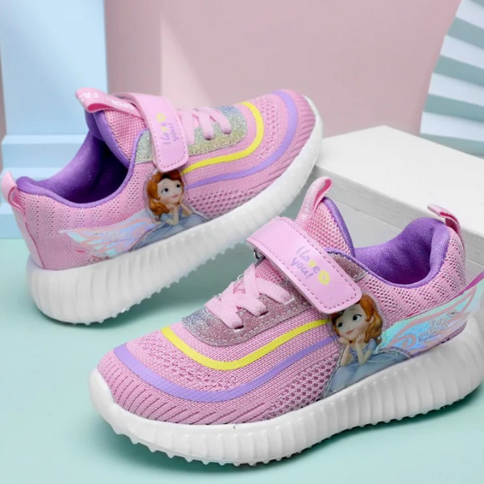 Elegant Princess Elsa Printed Sneakers