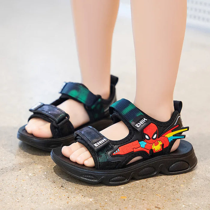 Spiderman Non Slip Peep Open Toe Soft Sandals