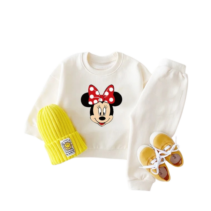 2 Pieces Minnie Design Printed Set