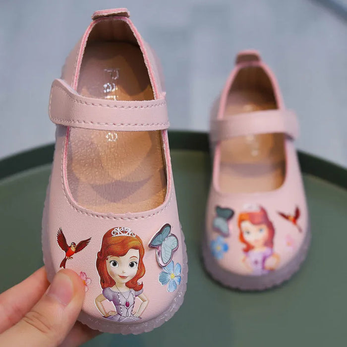 Cartoon Soft Sole Leather Shoes