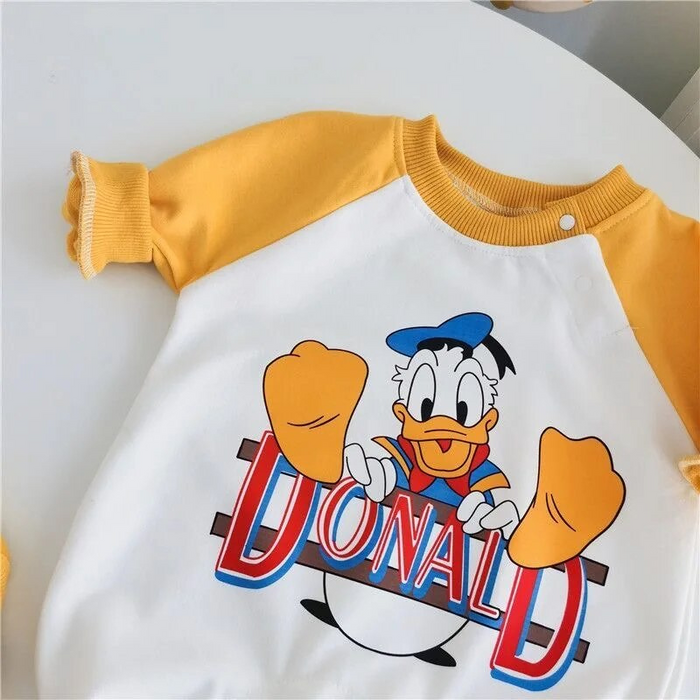 Donald Duck Design Toddler Bodysuit