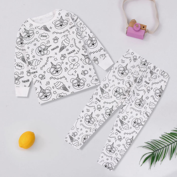 DIY Color Me Pajama Set For Kids