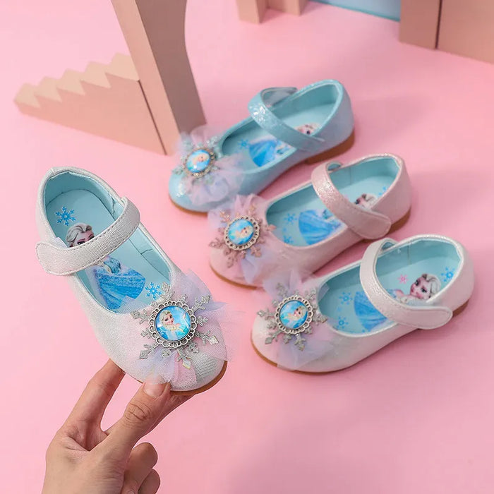 Frozen Elsa Casual Lace Soft Party Shoes