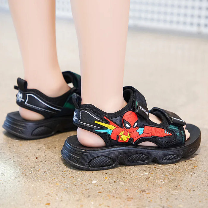 Spiderman Non Slip Peep Open Toe Soft Sandals