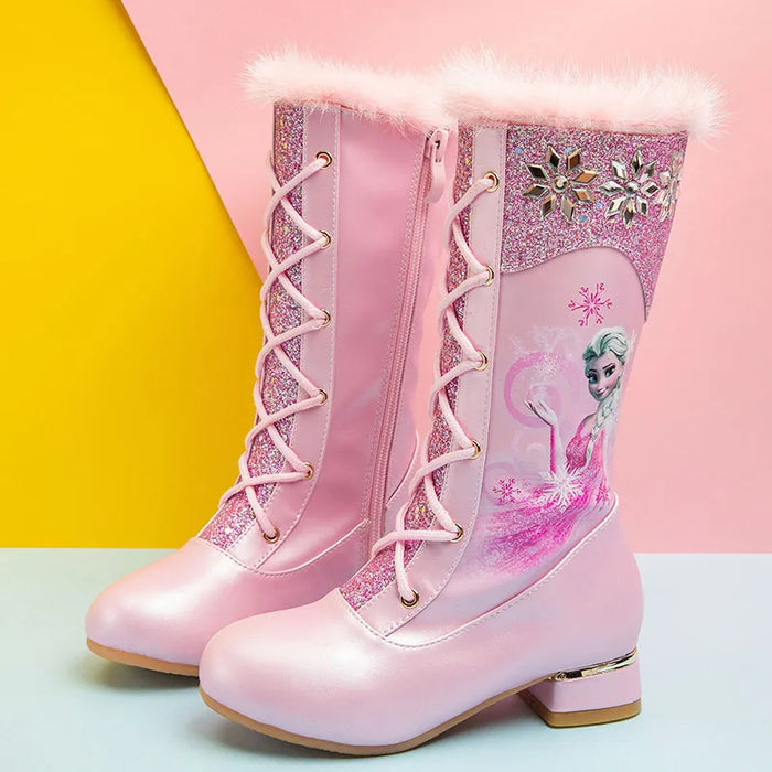 Frozen Elsa Princess Long Boots