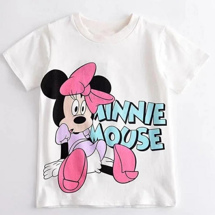 Casual Cartoon Printed T Shirt