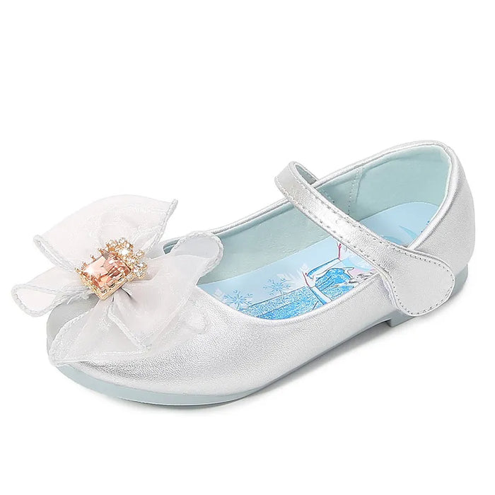 Frozen Elsa Crystal Bowtie Rhinestones Shoes