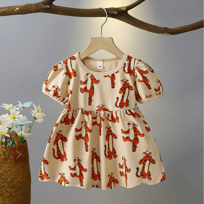 Cartoon Print Summer Dress