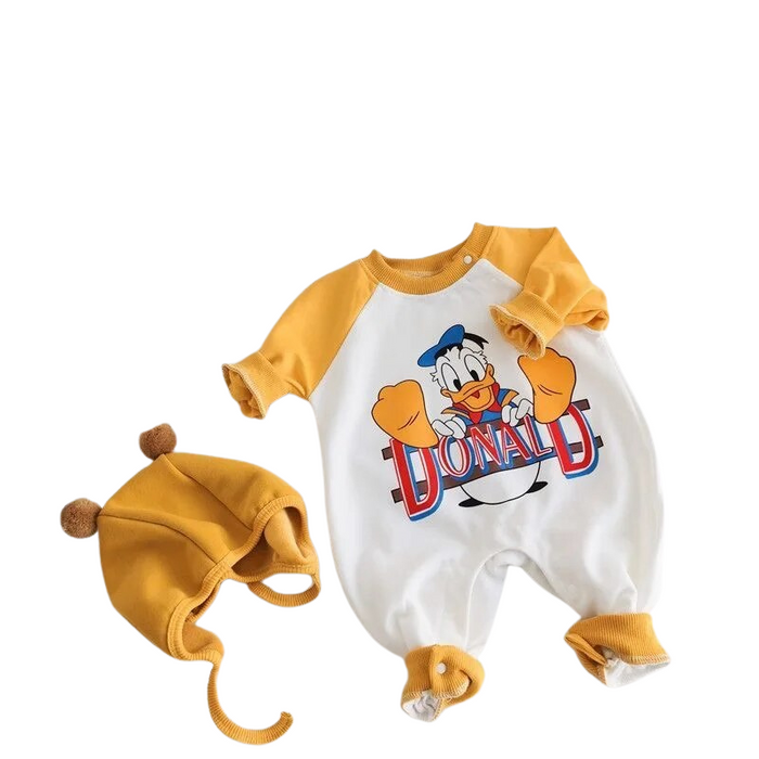 Donald Duck Design Toddler Bodysuit