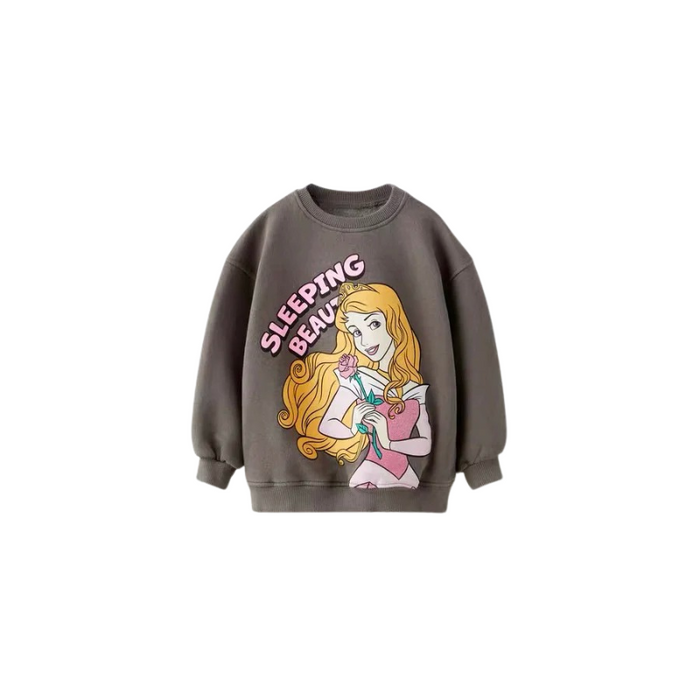 Versatile Cartoon Printed Design Sweatshirt