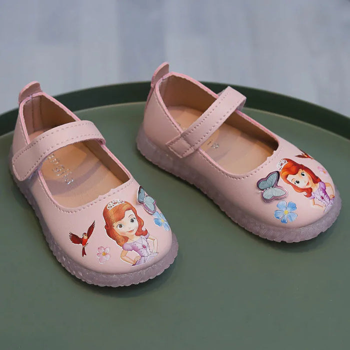 Cartoon Soft Sole Leather Shoes