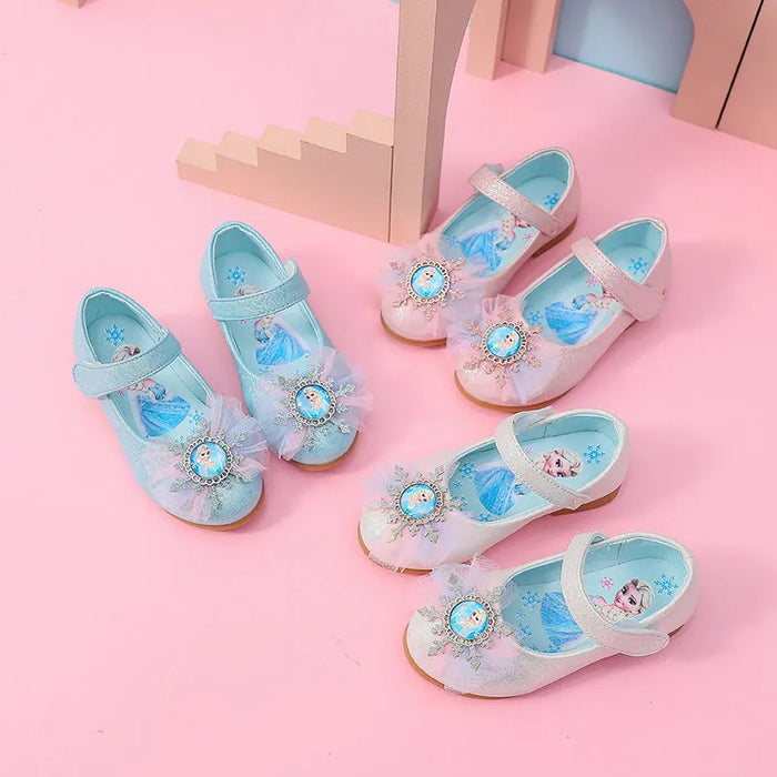 Frozen Elsa Casual Lace Soft Party Shoes