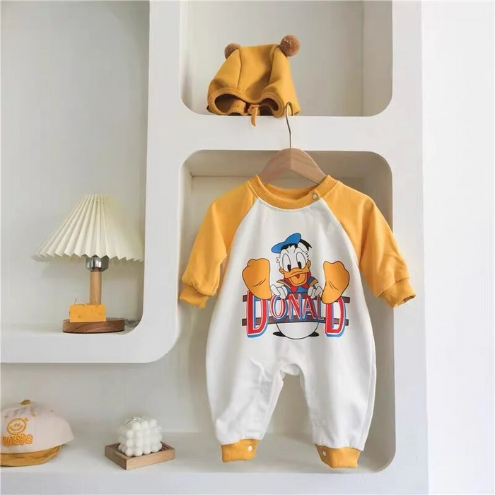 Donald Duck Design Toddler Bodysuit