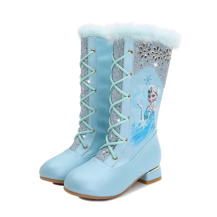 Frozen Elsa Princess Long Boots