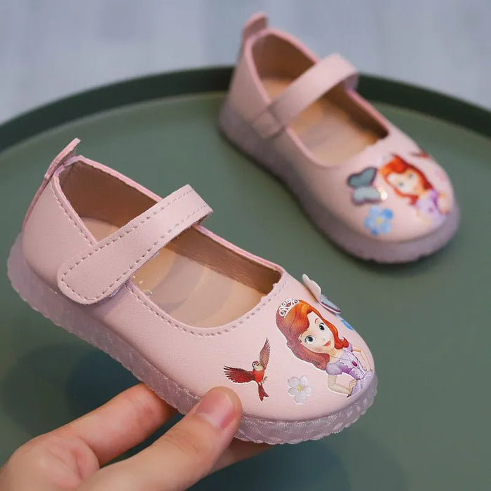 Cartoon Soft Sole Leather Shoes