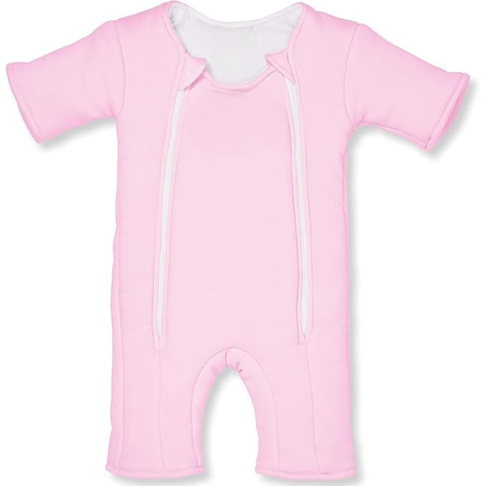 Padded Short Sleeve Zip Romper
