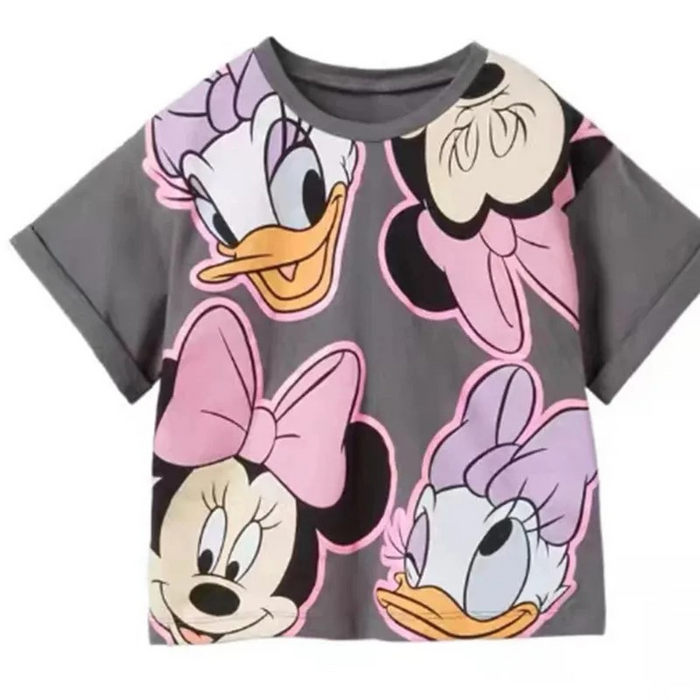 Casual Cartoon Printed T Shirt