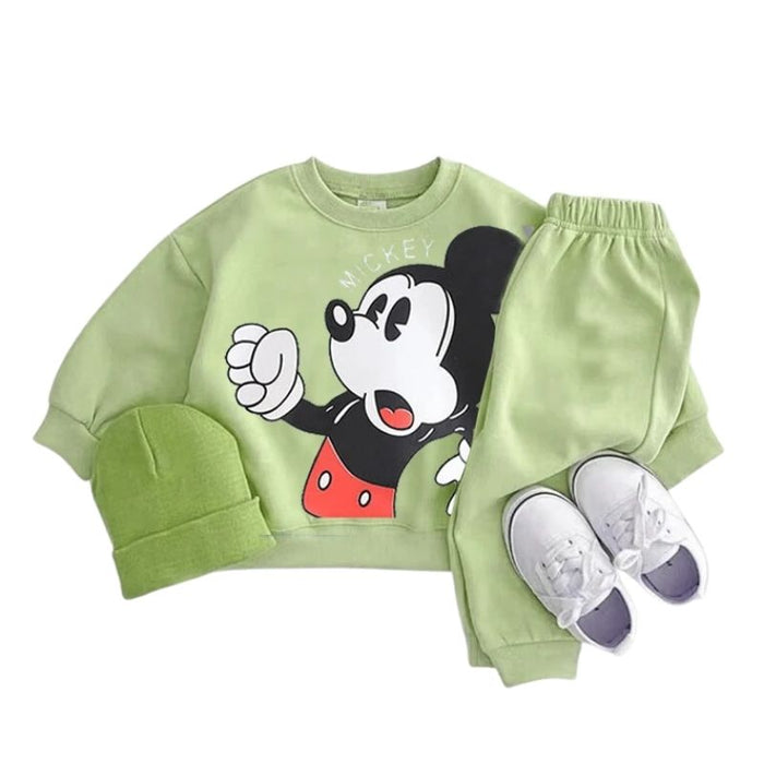 Mickey Character Sweatshirt Set