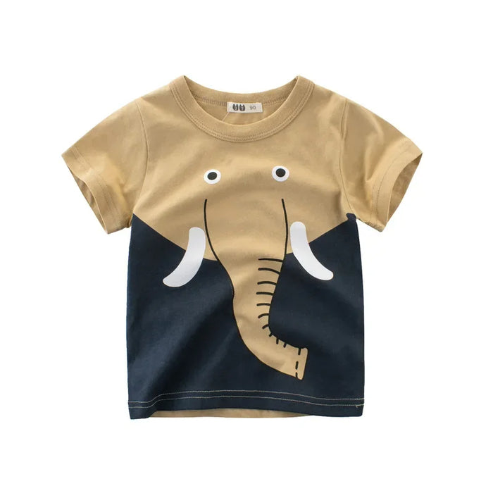 Animal Printed Tshirt For Kids