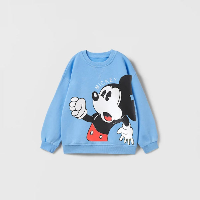 Animated Character Sweatshirt In Lively Colors