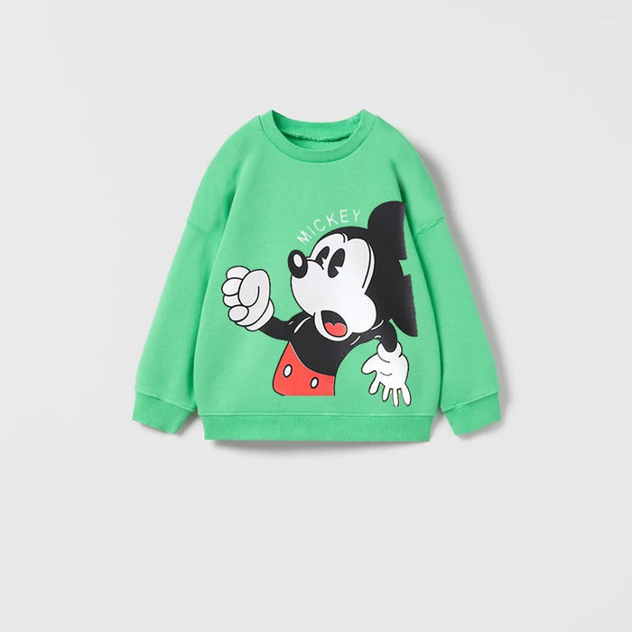 Animated Character Sweatshirt In Lively Colors