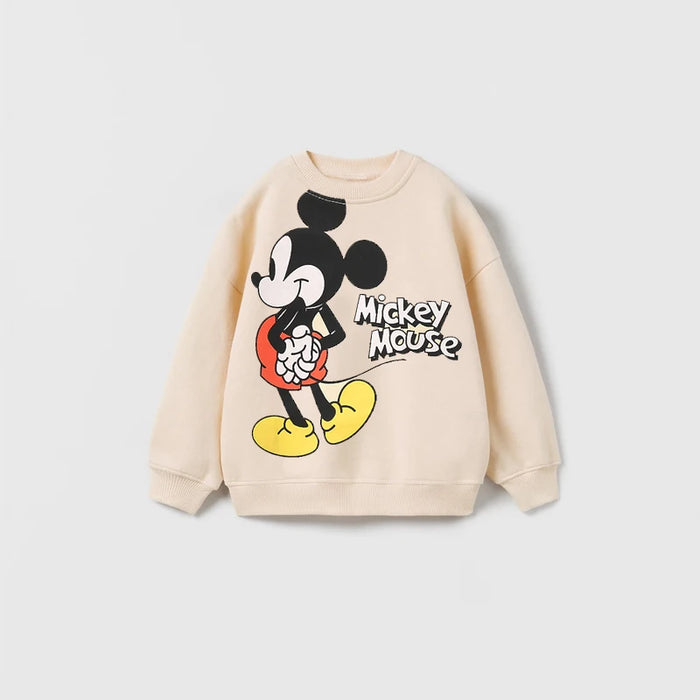 Animated Character Sweatshirt In Lively Colors