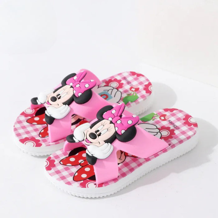 Anti Skid Mickey Minnie Soft Slippers