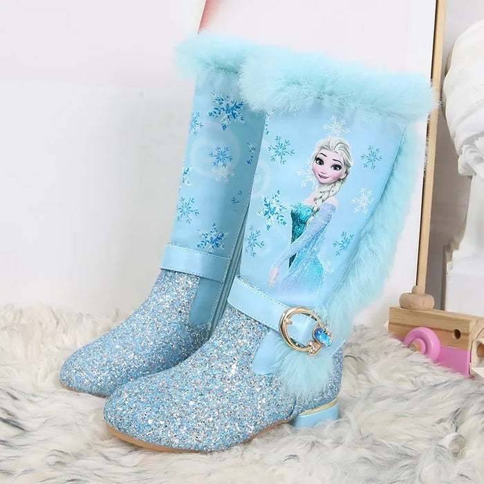 Artwork Printed Long Boots