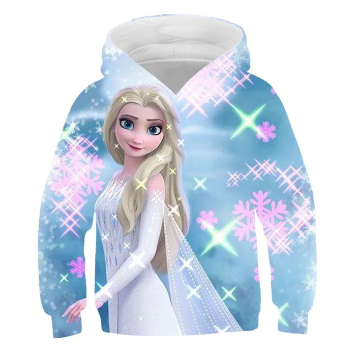 Autumn Frozen Anna And Elsa Casual Hoodie