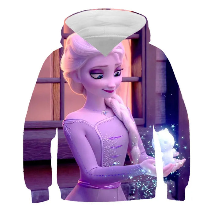 Autumn Frozen Anna And Elsa Casual Hoodie