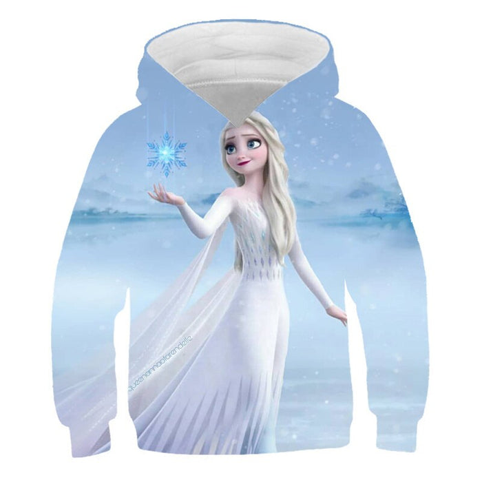 Autumn Frozen Anna And Elsa Casual Hoodie