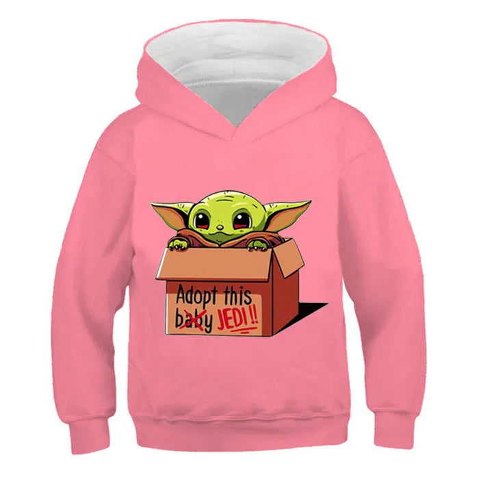 Baby Yoda Mandalorian Warm Hoodie