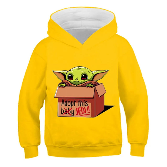 Baby Yoda Mandalorian Warm Hoodie