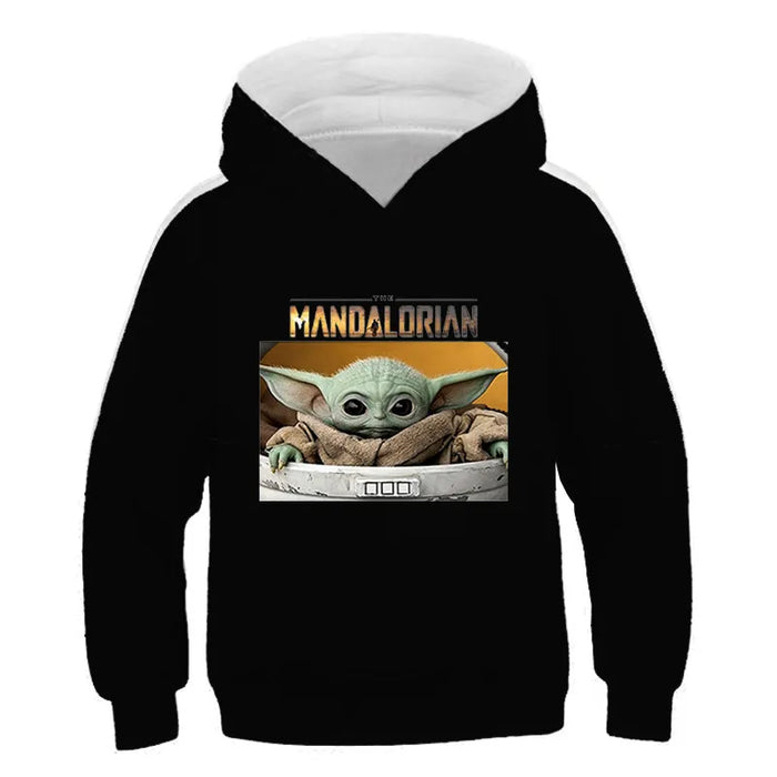 Baby Yoda Mandalorian Warm Hoodie