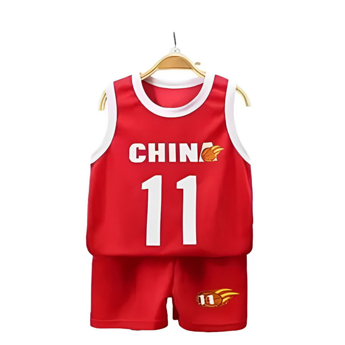 Basketball Jersey And Shorts Set