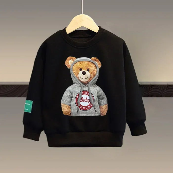 Bear Autumn Cartoon Sweatshirt