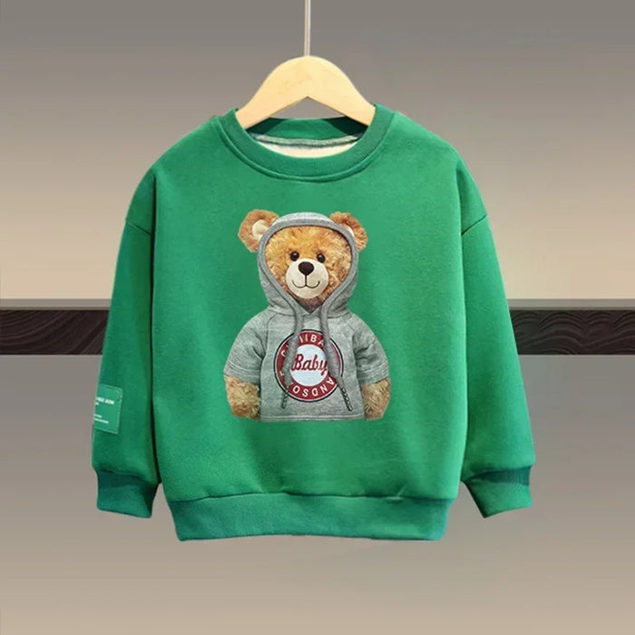 Bear Autumn Cartoon Sweatshirt