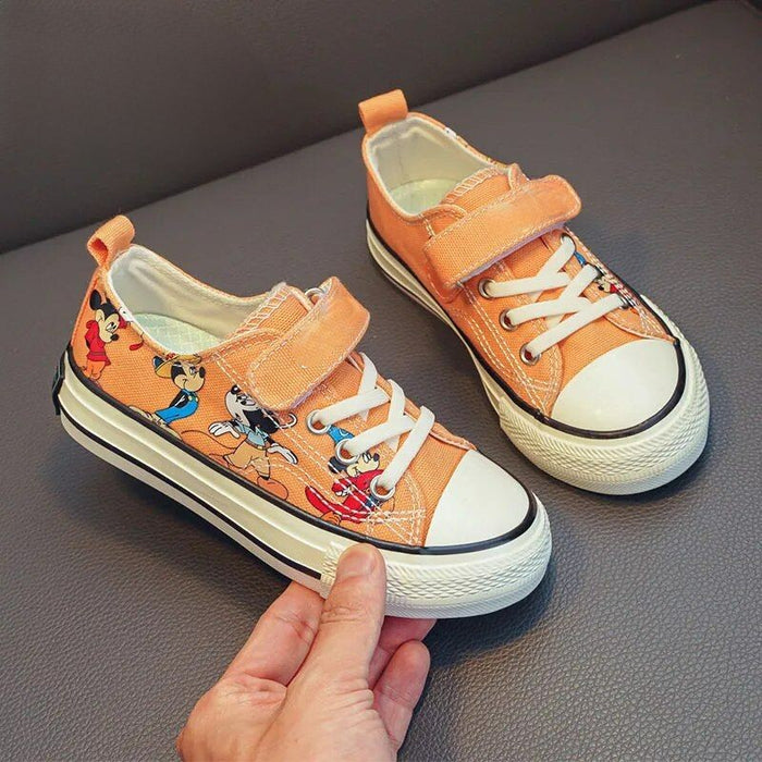 Breathable Cartoon Print Pattern Casual Sneakers